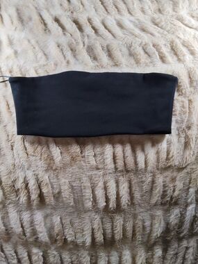 Zara Black Strapless Bandeau